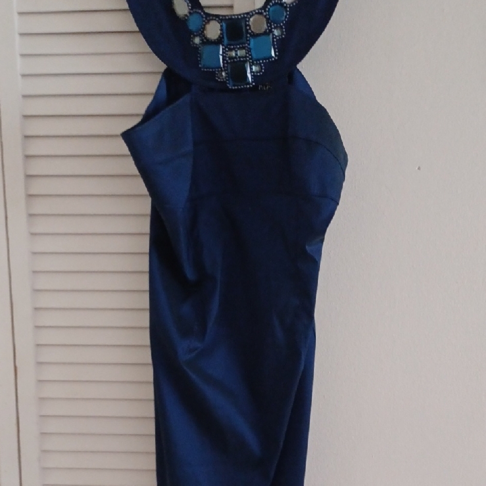 Elegant Navy Blue Dress